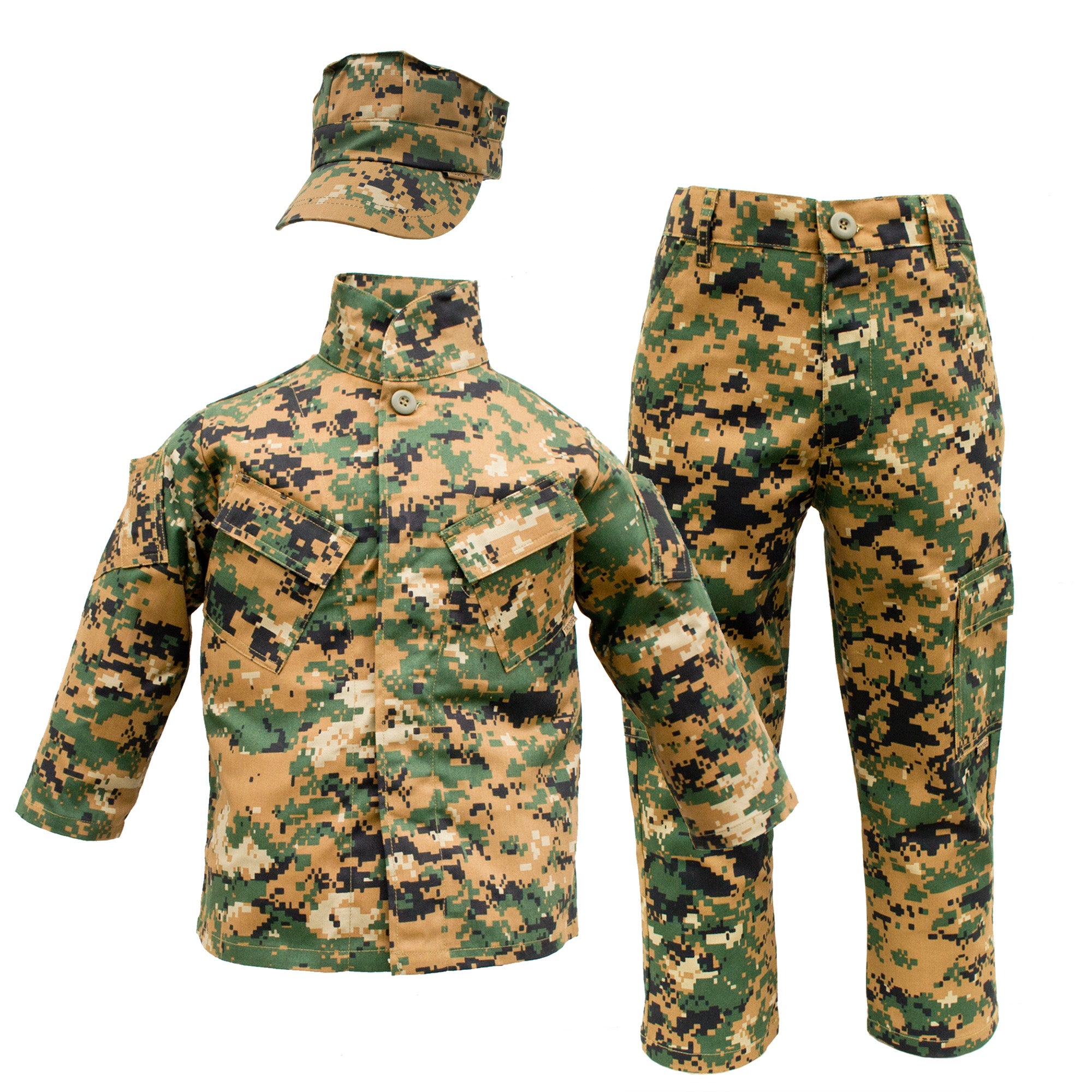 Marine Woodland 3pc Cammo Set