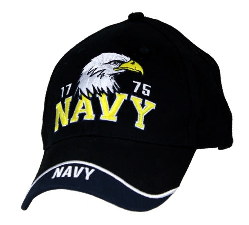 CAP-NAVY W/EAGLE 1775 BLK (SX)-4