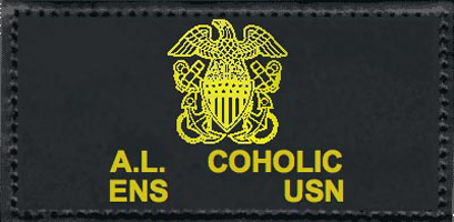 USN Officer Crest Name Tape