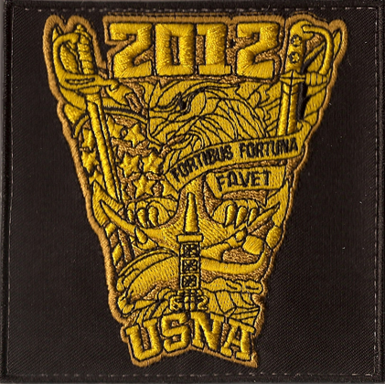 USNA Class Of 2012 Embroidered Patch