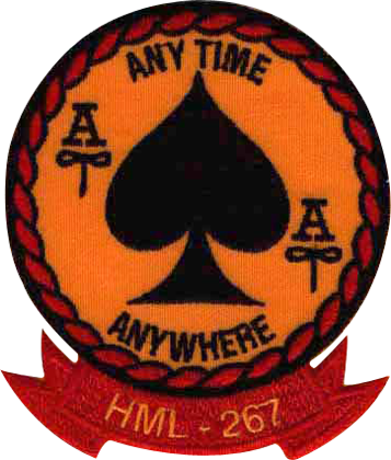 HML-267 Spade Embroidered Patch