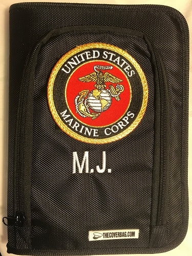 USMC Chest Candy Tote with Velcro Patch, Zipper Pocket and Custom Embroidery