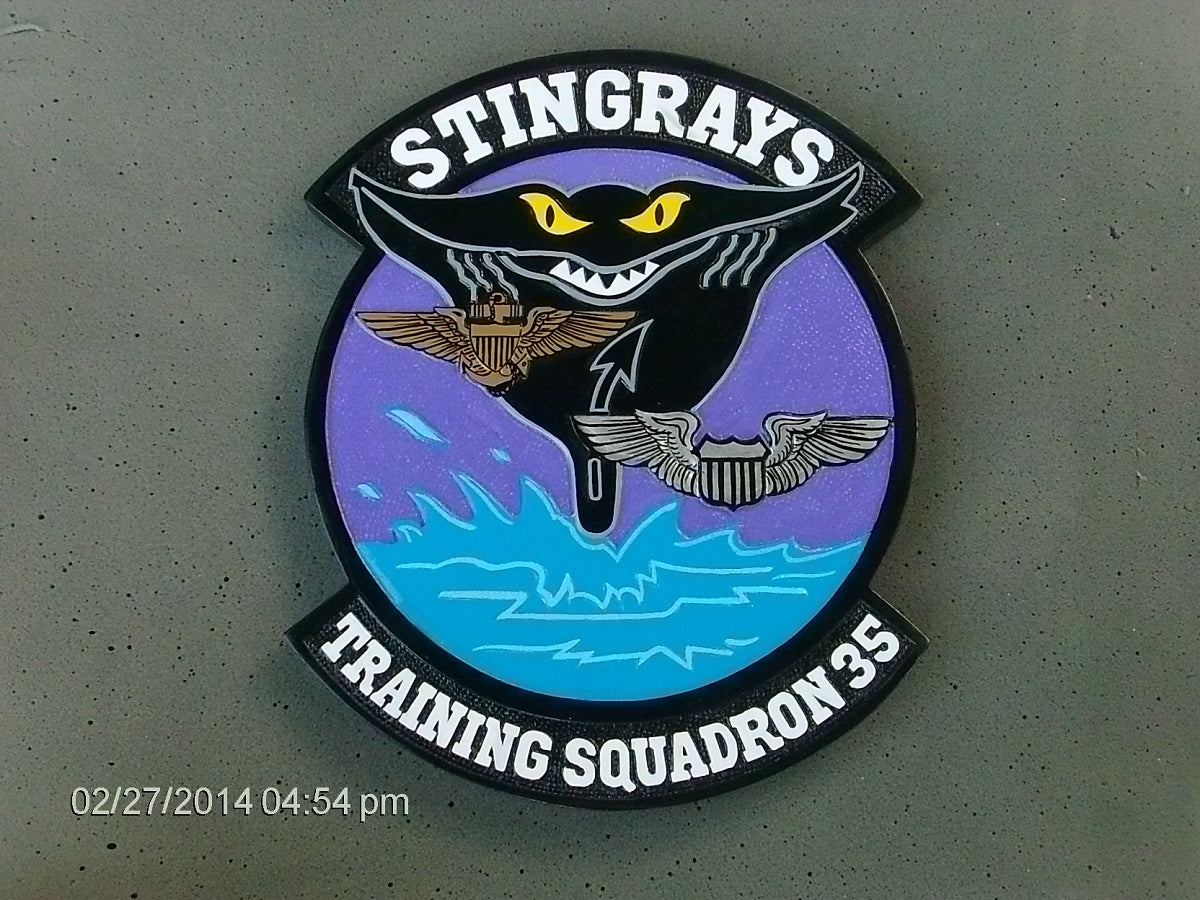 VT-35 Stingrays Plaque